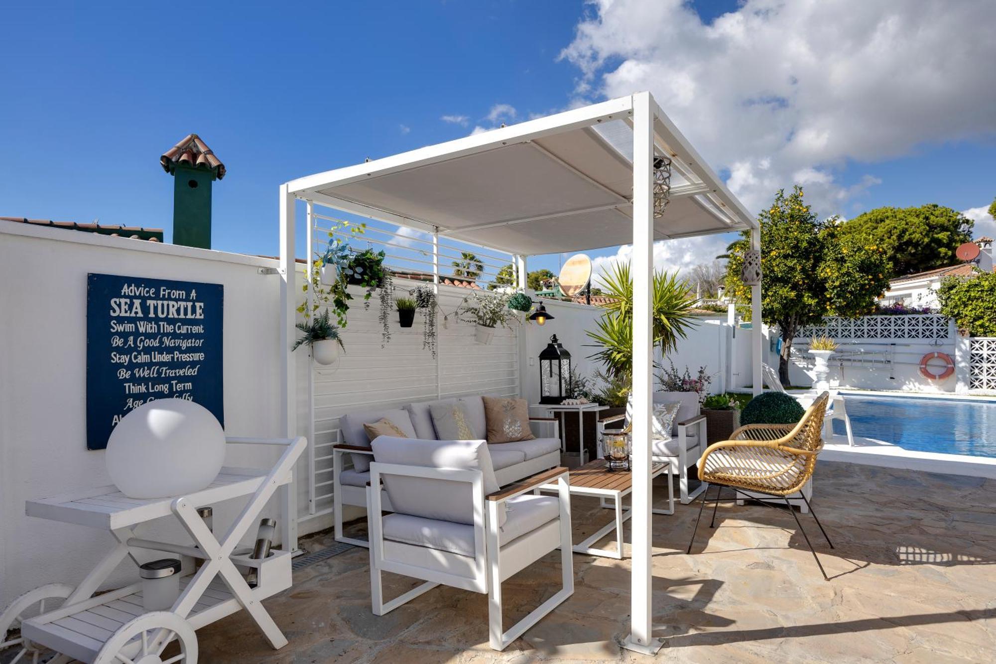 Villa Casacara Marbella Beachside Costabella -Spain Exterior foto